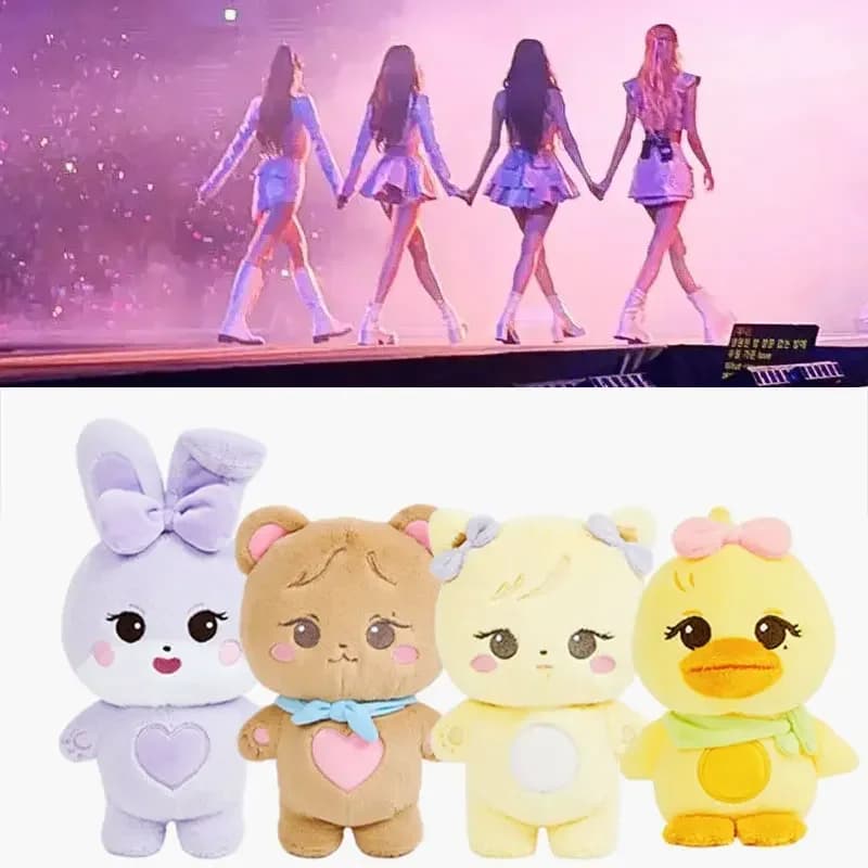 Bornpink KPOP World Tour bambola di pezza, Jisoo Jenny Rose Lisa, cuscino di peluche, ciondolo Kwai, regalo per i fan