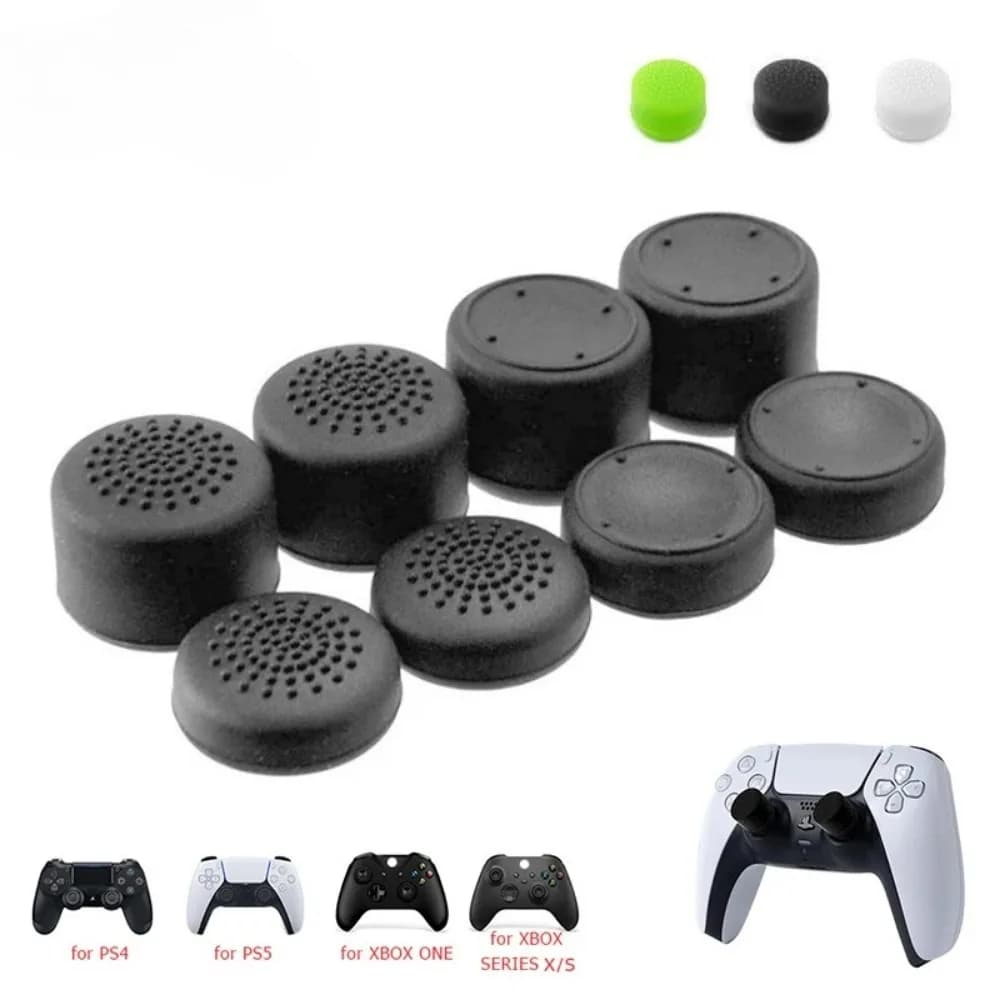 Joystick analogico per pollice in silicone da 8 pezzi per parti di ricambio per controller PS4/PS5 per accessori per impugnatura per pollice PS4