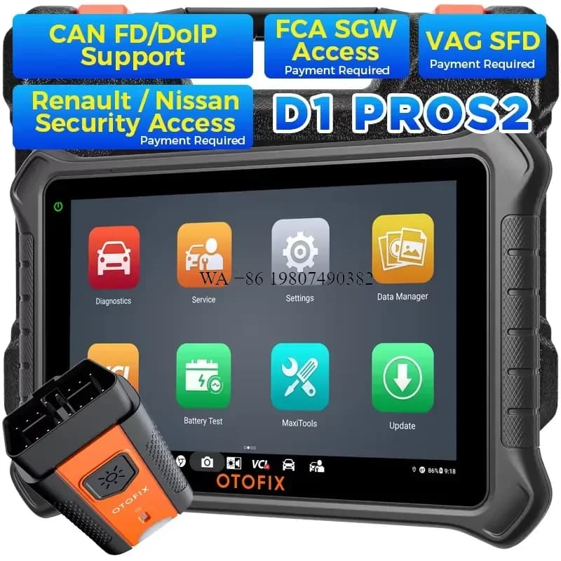 wmwmnu for Otofix D1 ProS2 Car Automotive Code Reader Diagnostic Scanner Tool for All Cars