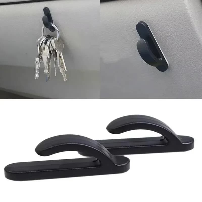 ​ ​ Ganci per auto autoadesivi Gancio in plastica ABS per borse organizer per schienale del sedile Borse Cuscinetti adesivi resistenti Accessori interni