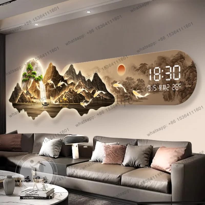 Orologi da parete di grandi dimensioni di lusso Arte murale Interni camere da letto moderne Orologio da parete estetico Decorazione creativa del soggiorno Horloge