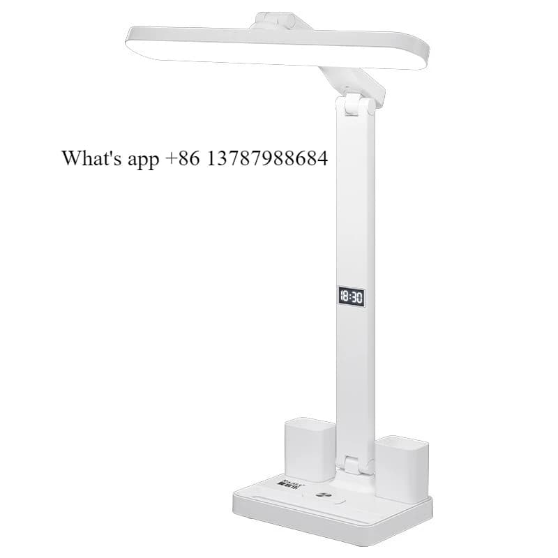 Lampada da Scrivania con Display Digitale, Protezione per gli Occhi, per Studenti delle Scuole Elementari, Compiti, Dormitorio, Studio e Lettura