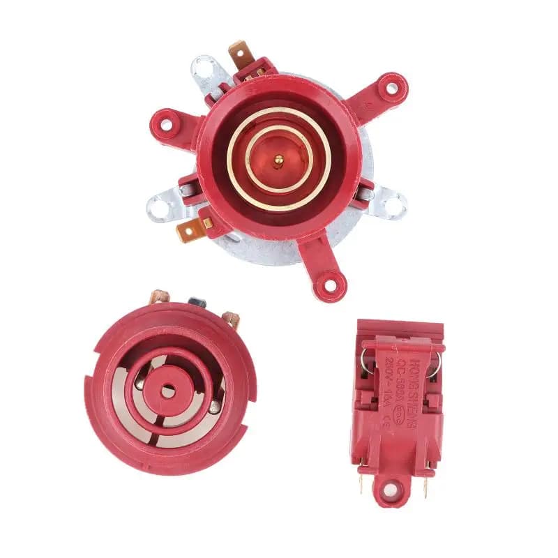 1Set Electric Kettle Thermostat Temperature Switch Connector Coupler Socket Base - Household Appliance Accessory