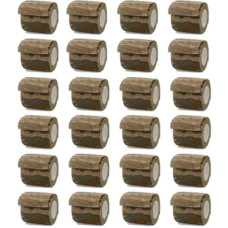 1/12/20 Pz Desert Camouflage Nastro Sport Self-adhesive Benda Elastica Hunt Wrap Tape for Ginocchio Support Pad Dito