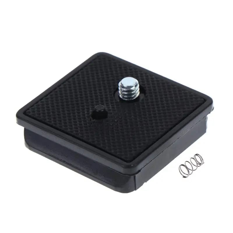 Durable Construction Camera Quick Release Plate ABS Metal Tripod Mount Adapter 1/4 Inch Screw for Outdoor Adventure Shooting