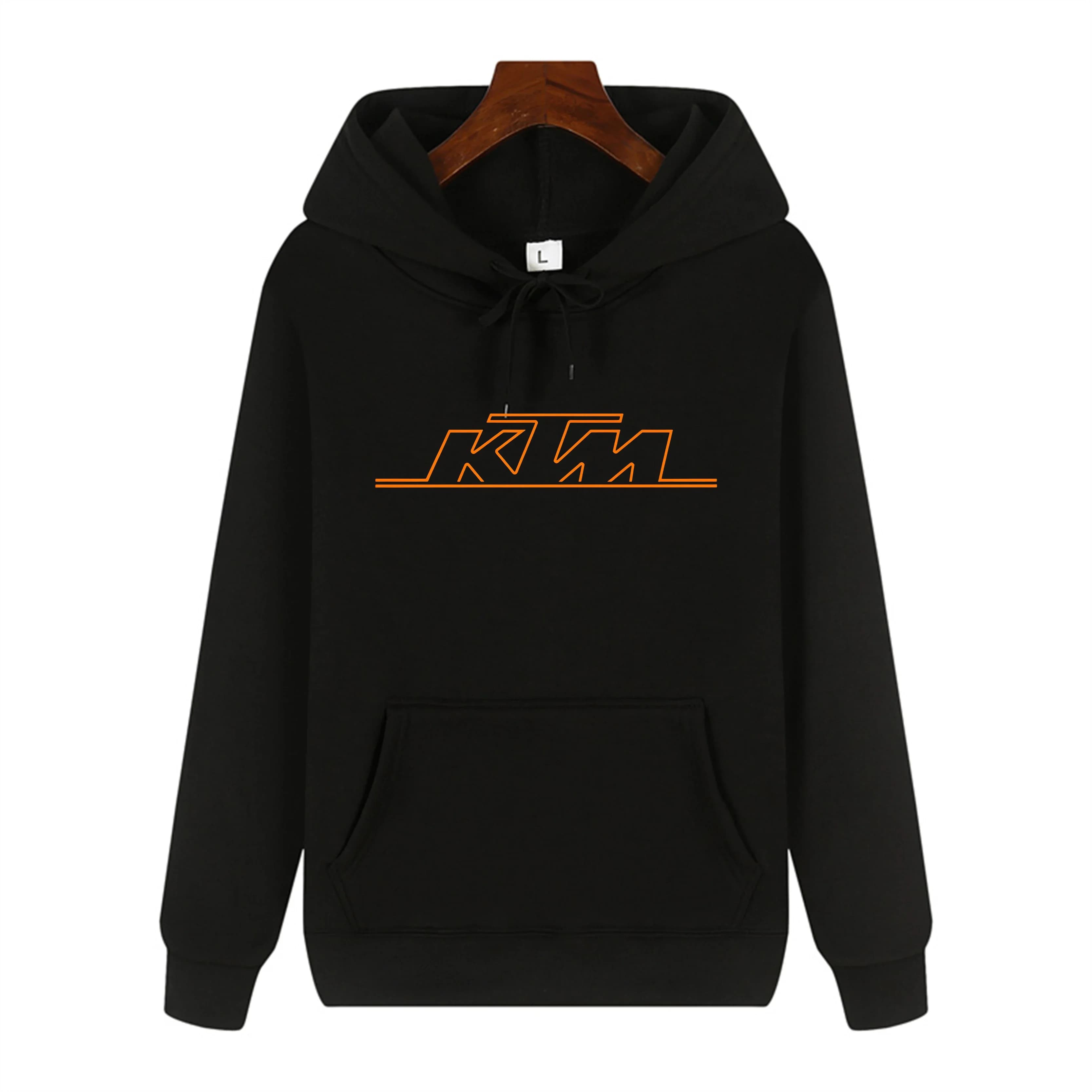 KTM Logo Hoodie Men Racing Motorcycle Sweatshirt Casual Pullover Streetwear Hooded Top Long Sleeve Sweatshirt Fall Winter