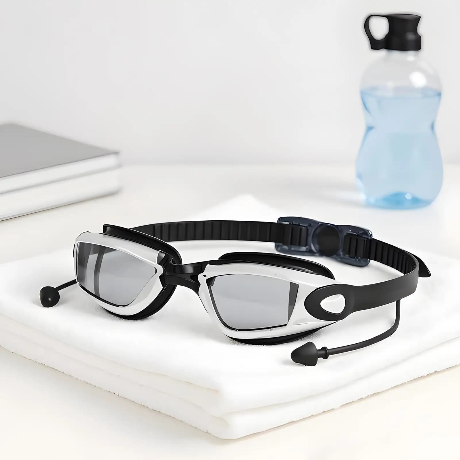 Anti-snapping waterproof swimming accessories Anti-UV swimming glasses No loss Swimwear for women Men Beginners Snorkeling Diving