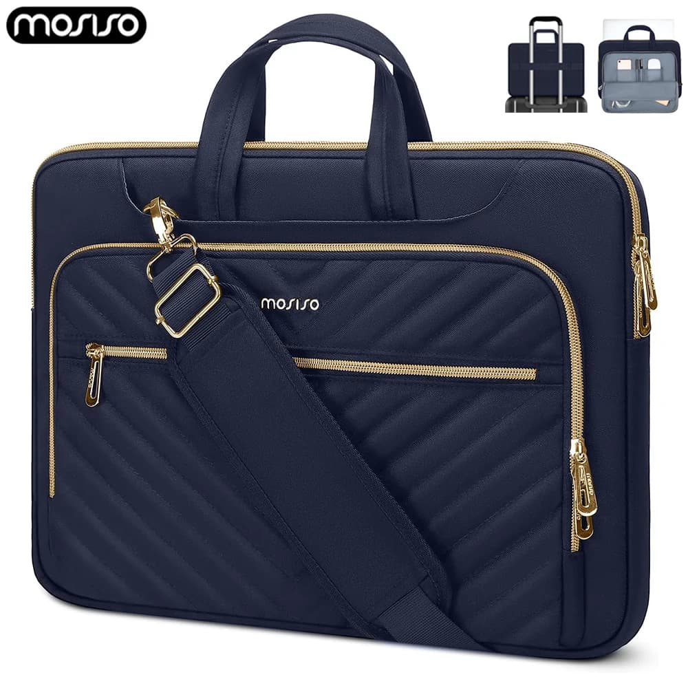 Borsa per Laptop borsa 13 14 15 16 pollici per MacBook Air Pro M1 M2 M3 HP Dell Notebook custodia protettiva per Computer valigetta