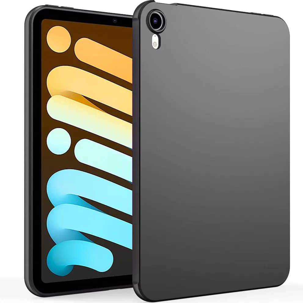 Tablet Case For Apple iPad mini 7 8.3" 2024 A2995 A2996 Funda Black Flexible TPU Silicone Shockproof Protective Shell Anti-drop
