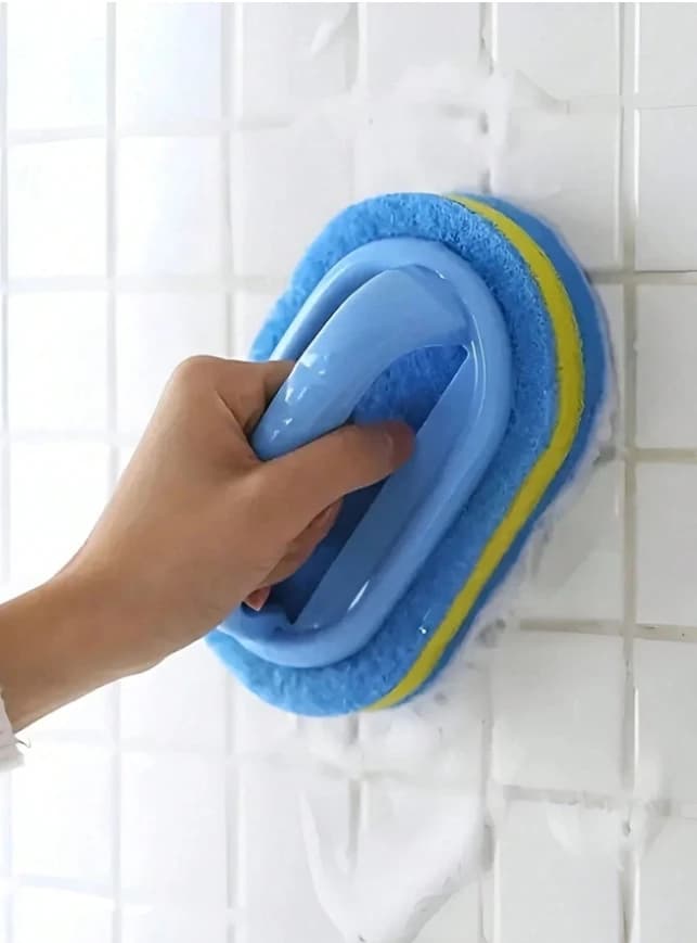 Spugna detergente per la rimozione delle macchie di bagno, piastrelle e vetro - spazzola per pulire il servizio/negozio di pulizia commerciale