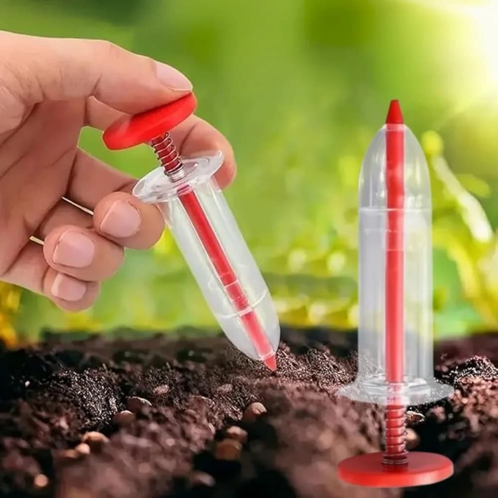 Mini Plastic Sower Hand-held Garden Fast Sowing Supplies Flower Gardening Vegetable Reusable Agricultural Seeding Dispenser