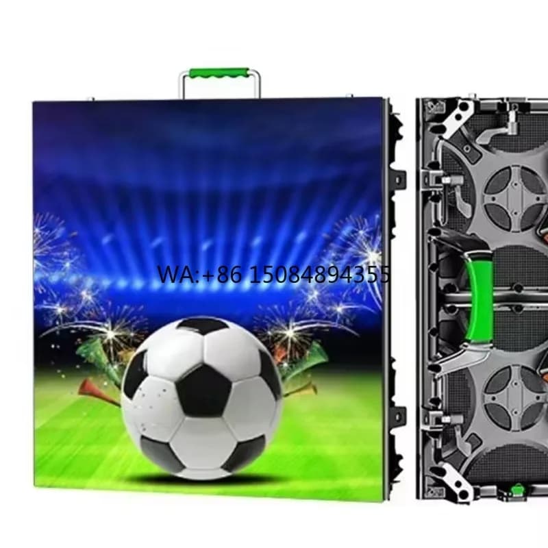 Indoor/Outdoor P2.976 P3.91 Rental LED Video Screen Seamless Splicing Stage Background & Football Field 500*1000 Wall Display