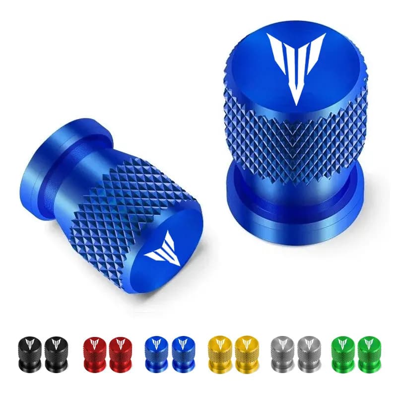 2 pezzi accessori moto per YAMAHA MT09 MT07 MT10 MT03 TRACER 900 700 XSR700 XSR900 valvola della gomma porta aria stelo tappi di copertura