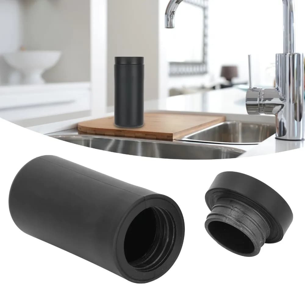 Dish Detergent 240ml Soap Dispenser Soft Silicone Refillable Liquid Dispenser Black Manual Squeeze Bottle Kitchen/Bathroom