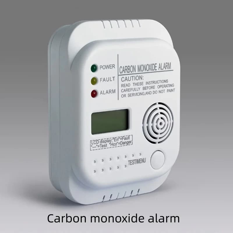Rilevatore intelligente di monossido di carbonio per uso domestico con sensore elettrochimico per casa, hotel, stanza singola, magazzino, seminterrato