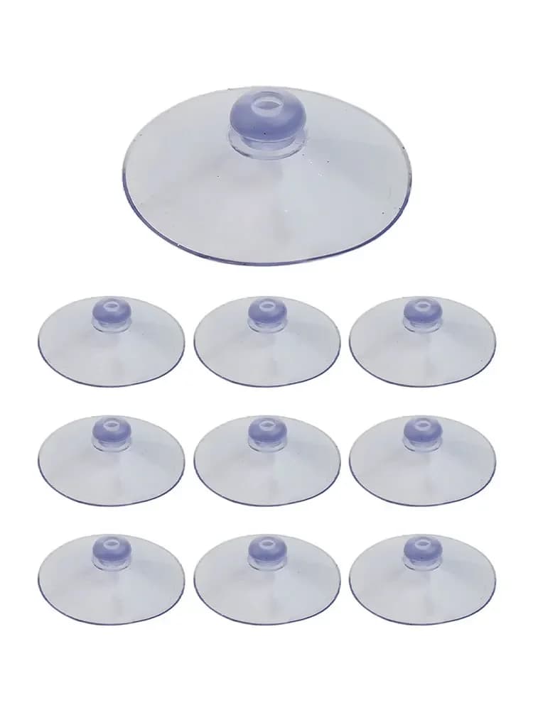 4/10 pz 55mm/50mm testa a fungo ventose trasparenti dado a pollice ventose a vuoto forti PVC trasparente cucina bagno ganci da parete