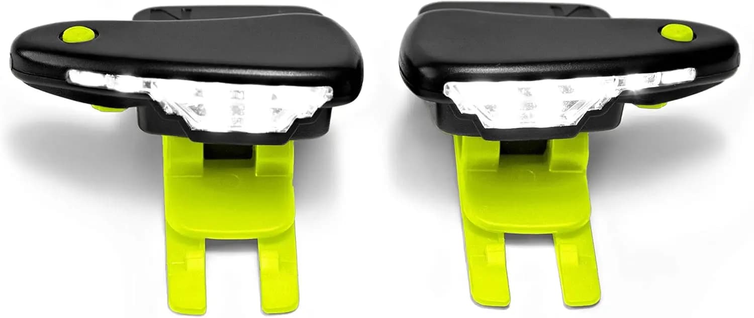 Rechargeable LED Running Shoe Lights for Night Safety, Hand-Free Waterproof Equipment for Runners