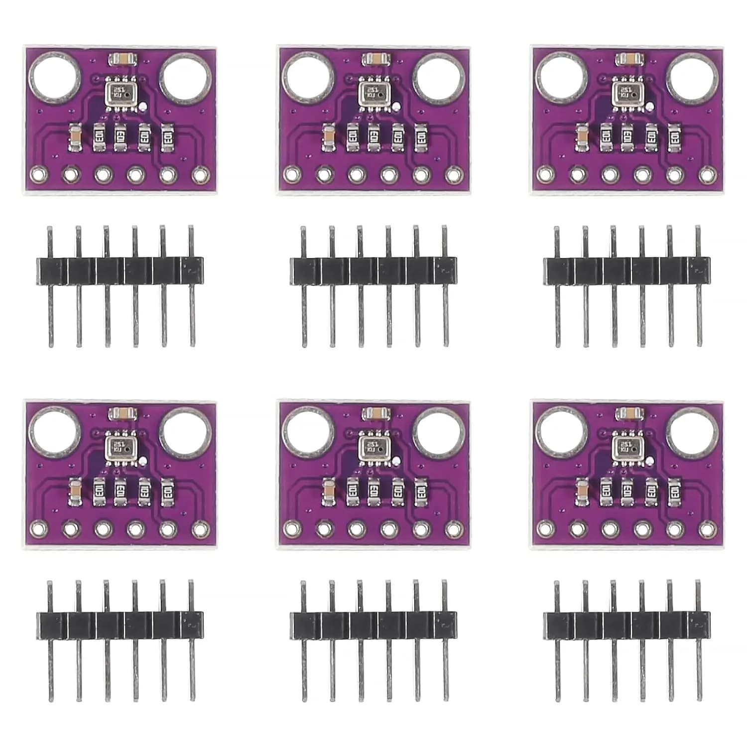 6PCS BMP280 3.3V Modulo Sensore Moduli Sensore di Pressione Atmosferica Modulo Sensore di Temperatura per Arduino per Raspberry Pi BMP280