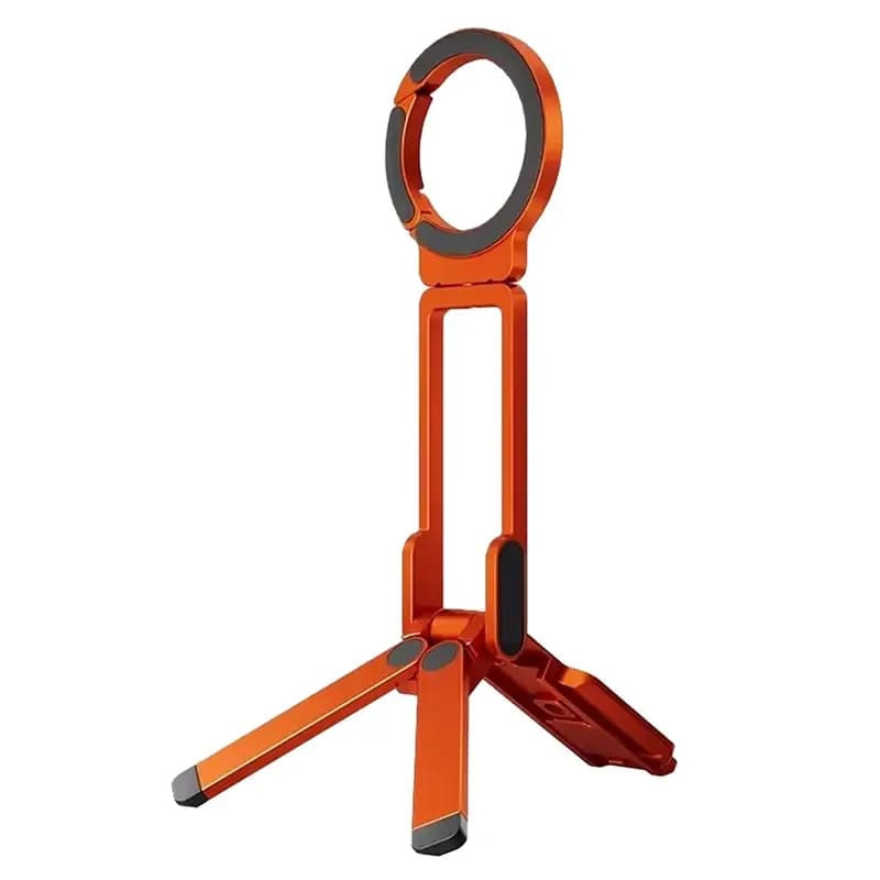 Supporto magnetico per treppiede per telefono AYHF MA38 per vlogging, streaming live, supporto magnetico doppio per fotografia dall'alto