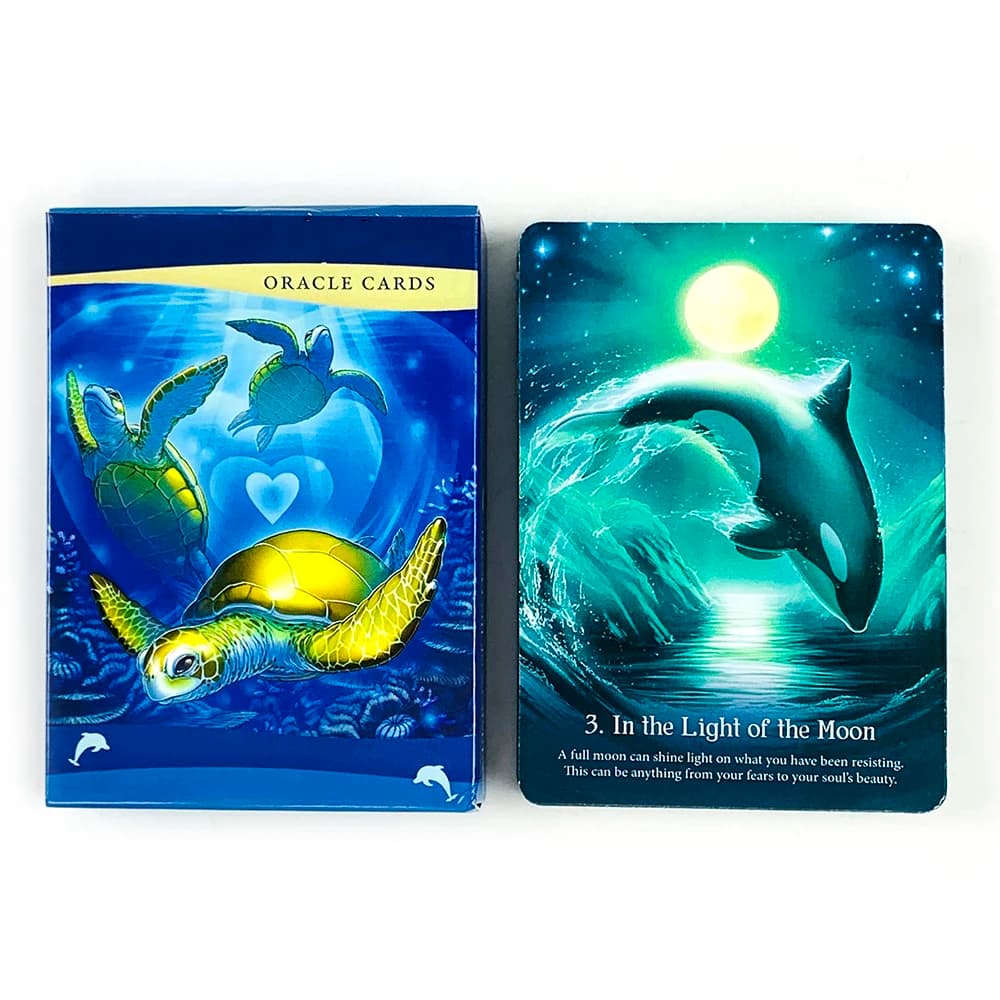 Nuove carte Oracle 78 carte Versione inglese Carte da gioco da tavolo per feste di divinazione del destino, ideali per principianti, meditazione e giochi di società