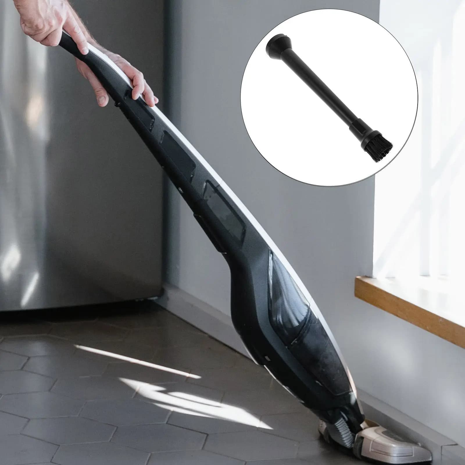 Ugello Soffiatore d'Aria per Aspirapolvere, Facile Installazione, Design Leggero, Accessori Soffiatore con Setole Morbide per Auto