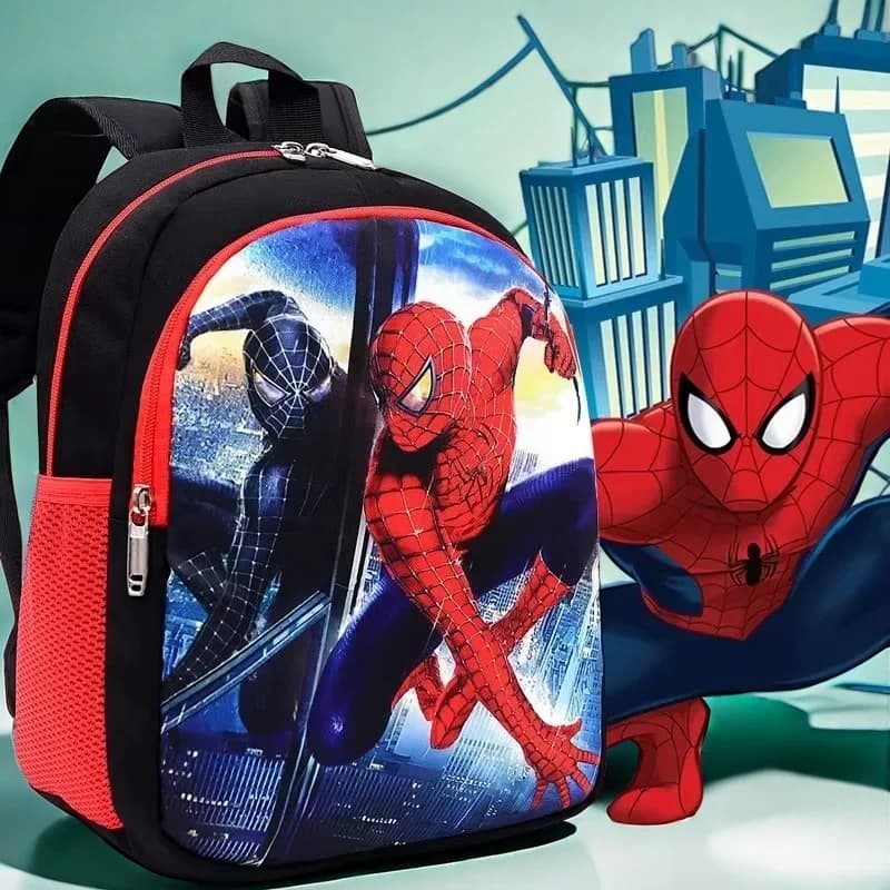 Borse Marvel Spider Man Iron Man Zaino per bambini Cartoon Captain America Borsa da scuola per l'asilo per ragazzi Regalo