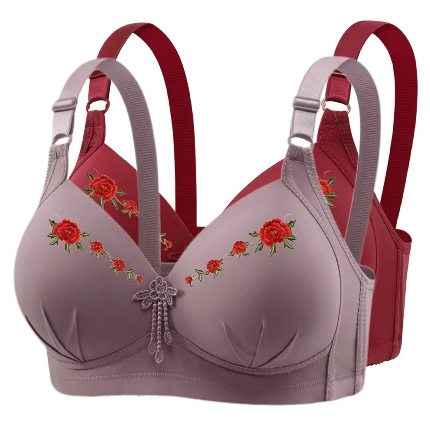 [Confezione singola/doppia] Reggiseno sottile, senza cuciture, che valorizza la schiena, senza ferretto, anti-cedimento, regolabile, intimo da donna