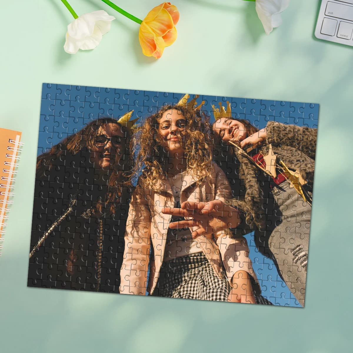 Puzzle fotografico personalizzato da 35/300/500/1000 pezzi, puzzle fotografico fai da te per amici e famiglia, regalo di compleanno personalizzato con ritratto
