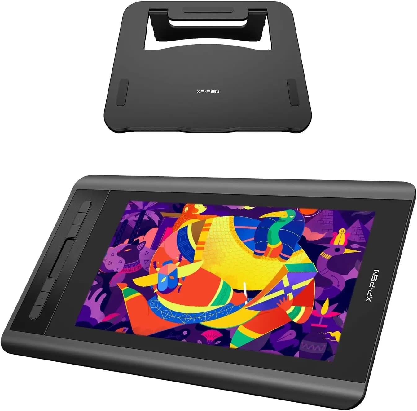 Monitor da Disegno FHD da 11,6 Pollici con Supporto per Arte Digitale, Tavoletta Grafica con Penna per Windows/Mac/Linux