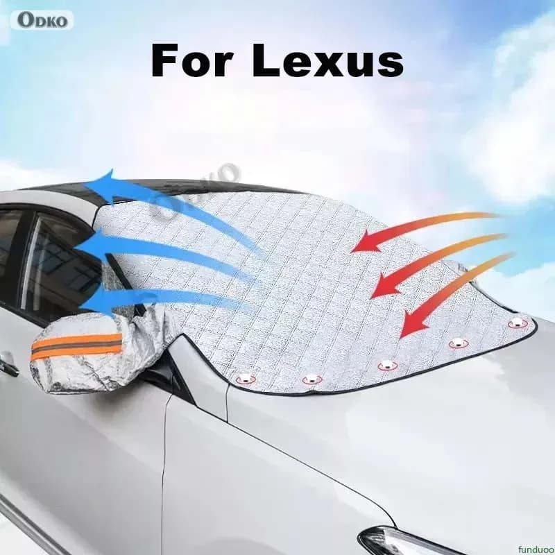 Per Lexus ES ES300h ES350/250/200 2013 2014 2015 2016 17 Tendine Parasole Magnetiche per Parabrezza Auto, Copertura Extra Spessa per Protezione da Neve e Ghiaccio