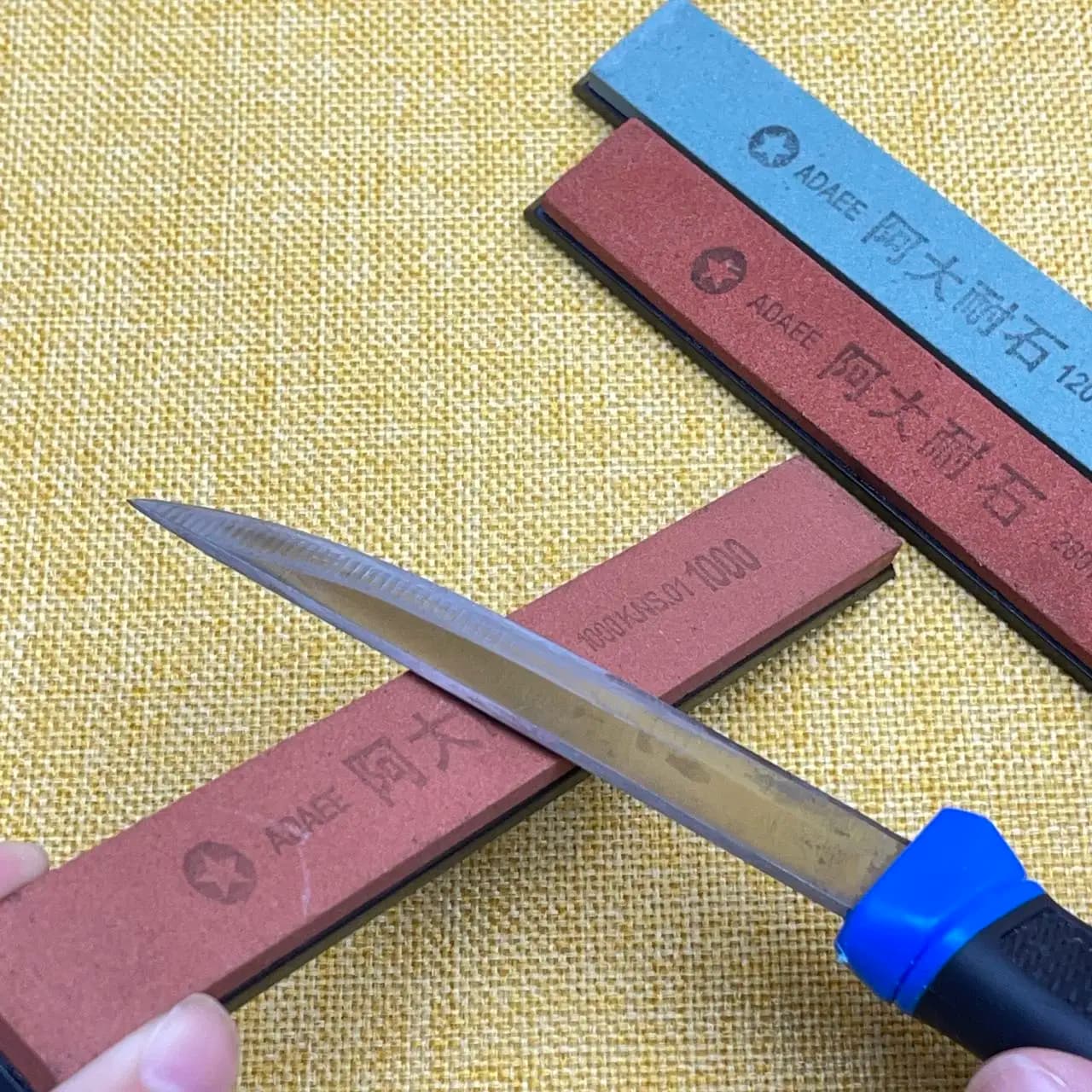 ADAEE 80 # -3000 # Pietra per affilare a angolo fisso RUIXIN, affilacoltelli professionale da cucina, pietra naturale per coltelli