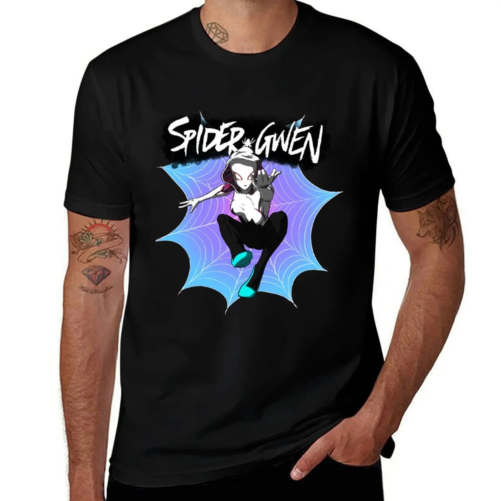 Gwen Stacy. Il tuo nuovo preferito. T-shirt casual a maniche corte in stile urbano