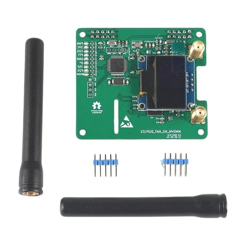 Mini Relay Module UHF VHF For Raspberry Pi MMDVM Duplex Hotspot Board With OLED Display Screen Supports DMR P25 Dx Star