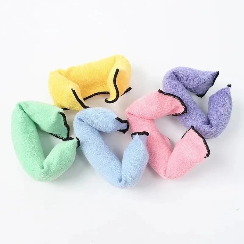 6Pcs Bendable Heatless Curling Rods Sponge Wire Hair Rollers No Heat Magic Curler DIY Big Wave Hair Styling Tool 2026 New