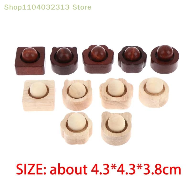 1PC Wooden Essential Oil Diffuser Fragrance Diffuser Ornament Solid Wood Fireless Aromatherapy Diffuser For Home Decoration