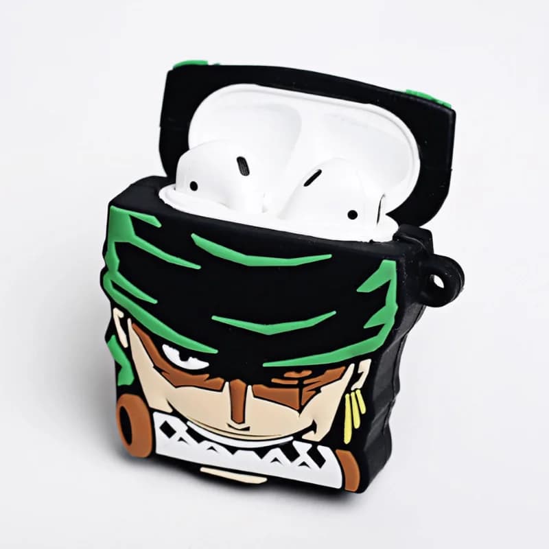 One Piece Zoro Silicone Earphone Case for Airpods 1 2 3 Pro Wireless Bluetooth Headphone Case Birthday Gifts