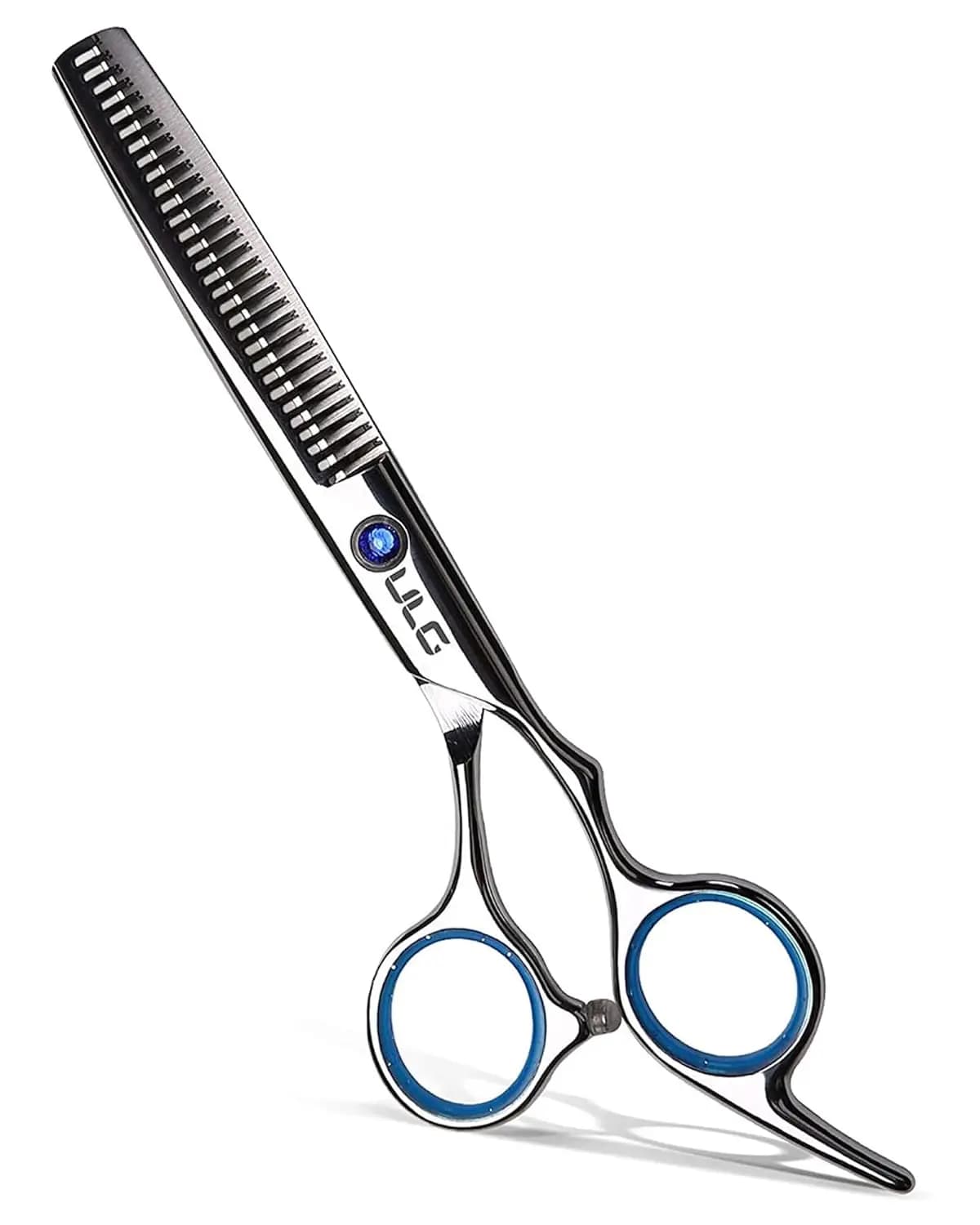 Forbici professionali per sfoltire i capelli, acciaio inossidabile giapponese, cesoie per texturizzazione da 6,5 pollici per salone e uso domestico