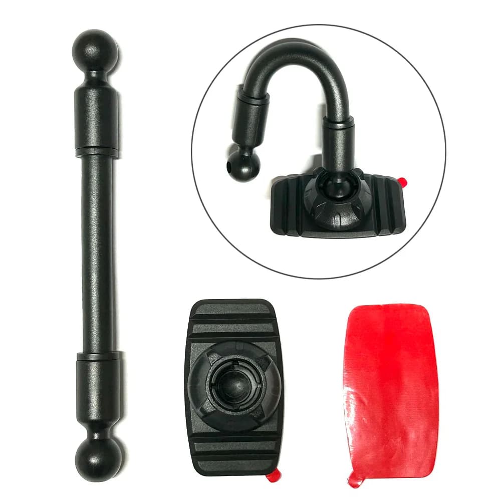 Base adesiva con testa a sfera da 17mm per supporto di navigazione GPS per telefono cellulare per auto accessori per montaggio su telefono per cruscotto per auto Base per staffa per telefono