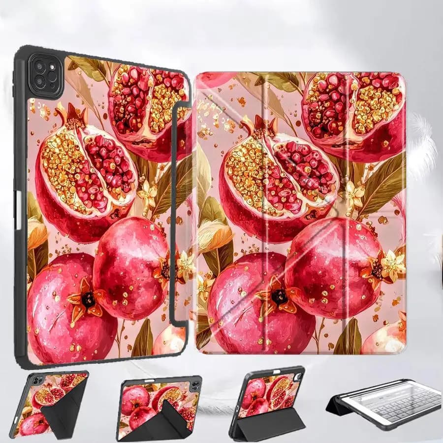 Custodia Protettiva per Tablet iPad Pro 11, 10, 9, 8, 7 generazione, 12.9 pollici, Air 4, 5, M3, M2, M4, 11 pollici, Mini 6, 7, Pro 2025 - Design Cartoon