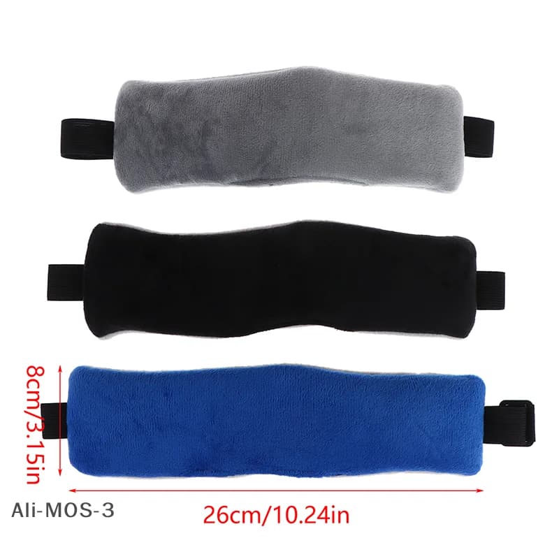 2Pcs/Set Travel Pillow Airplanes Neck Support Band Adjustable Head Support Strap Soft Head Pillow For Airplanes Car Seat Sleep