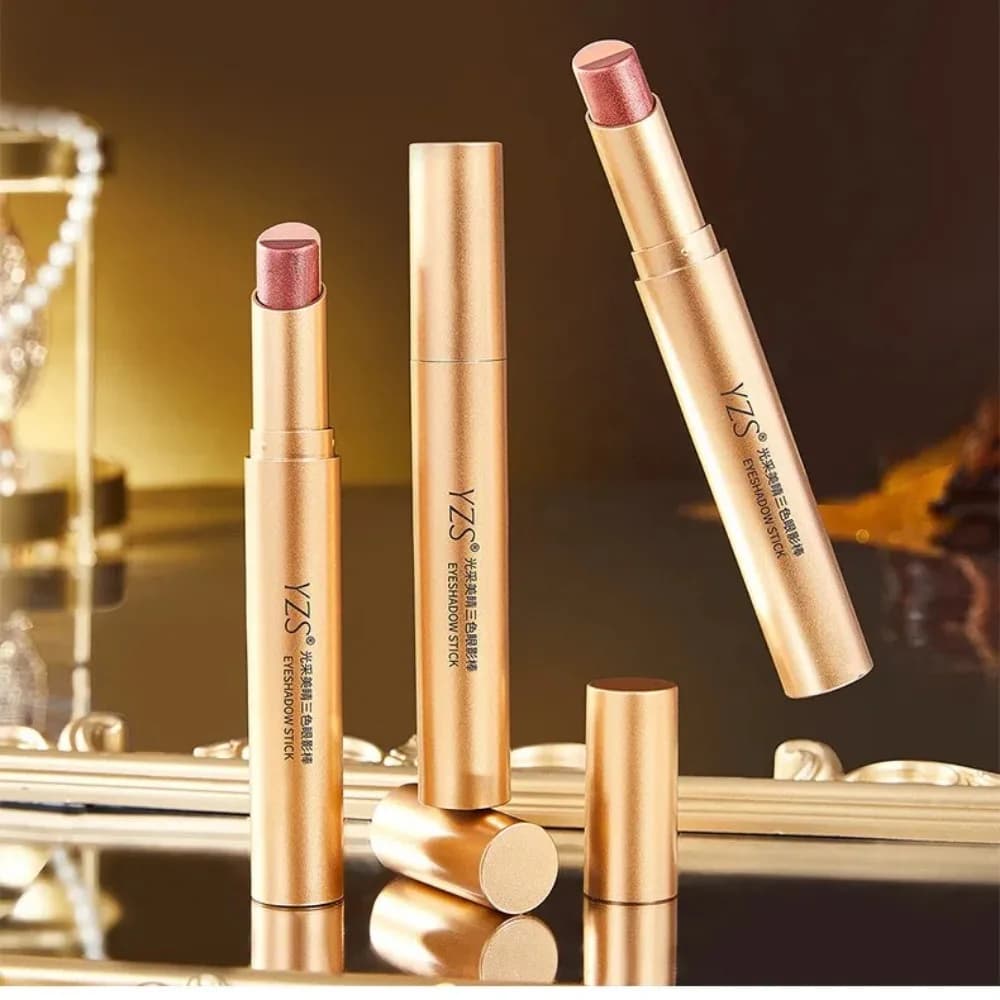 New Shade in Tricolor Stick Long Life Waterproof Shade Pen Eye Makeup