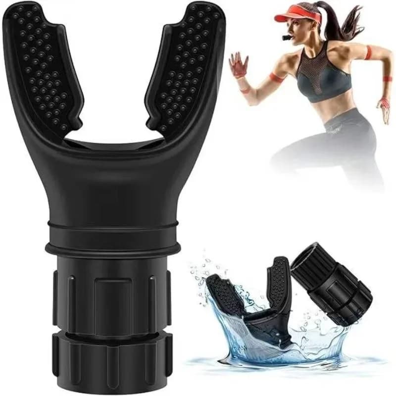 1/2 pezzi esercizio polmonare viso bocchino respiratore attrezzature per il fitness per la casa accessori per la cura sana allenatore di respirazione