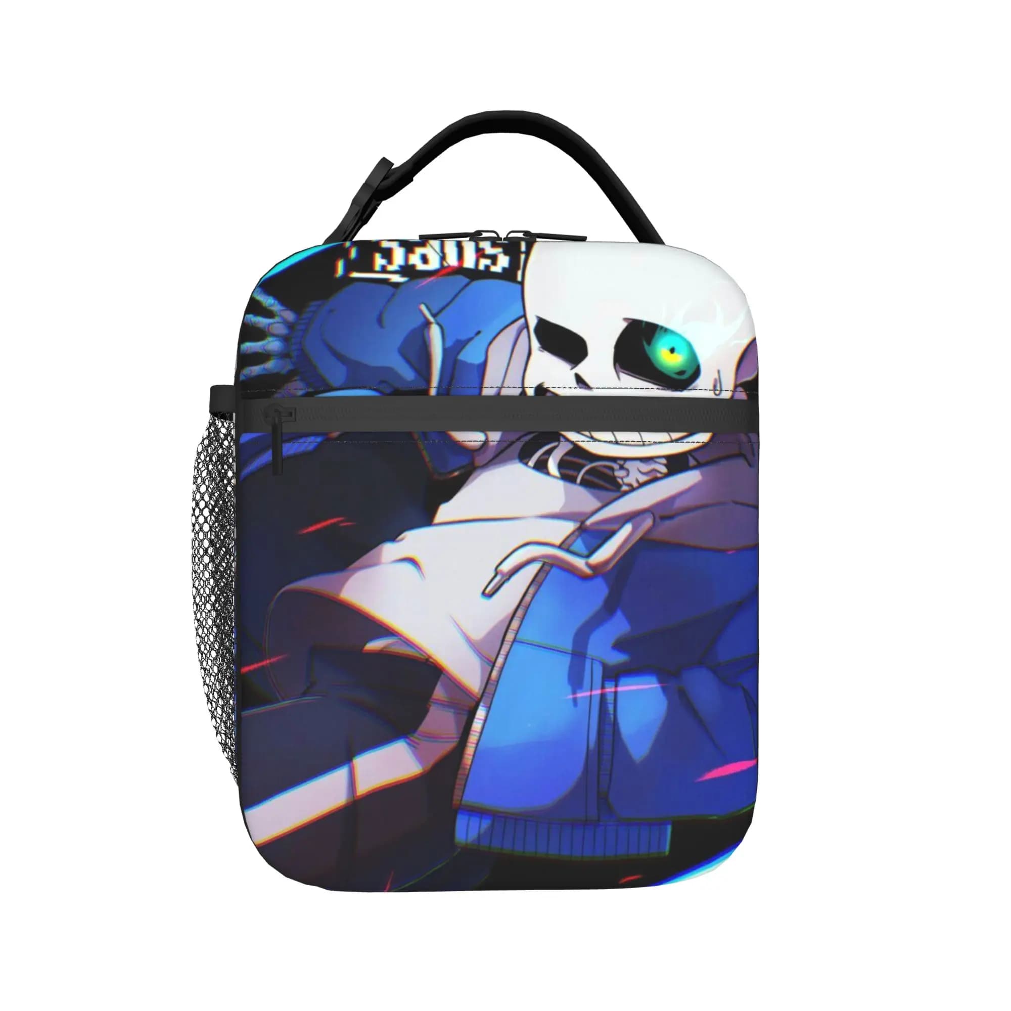 Undertale Sans Borsa termica per il pranzo per uomo e donna, borsa per alimenti, contenitori termici riutilizzabili per il pranzo, per viaggiare