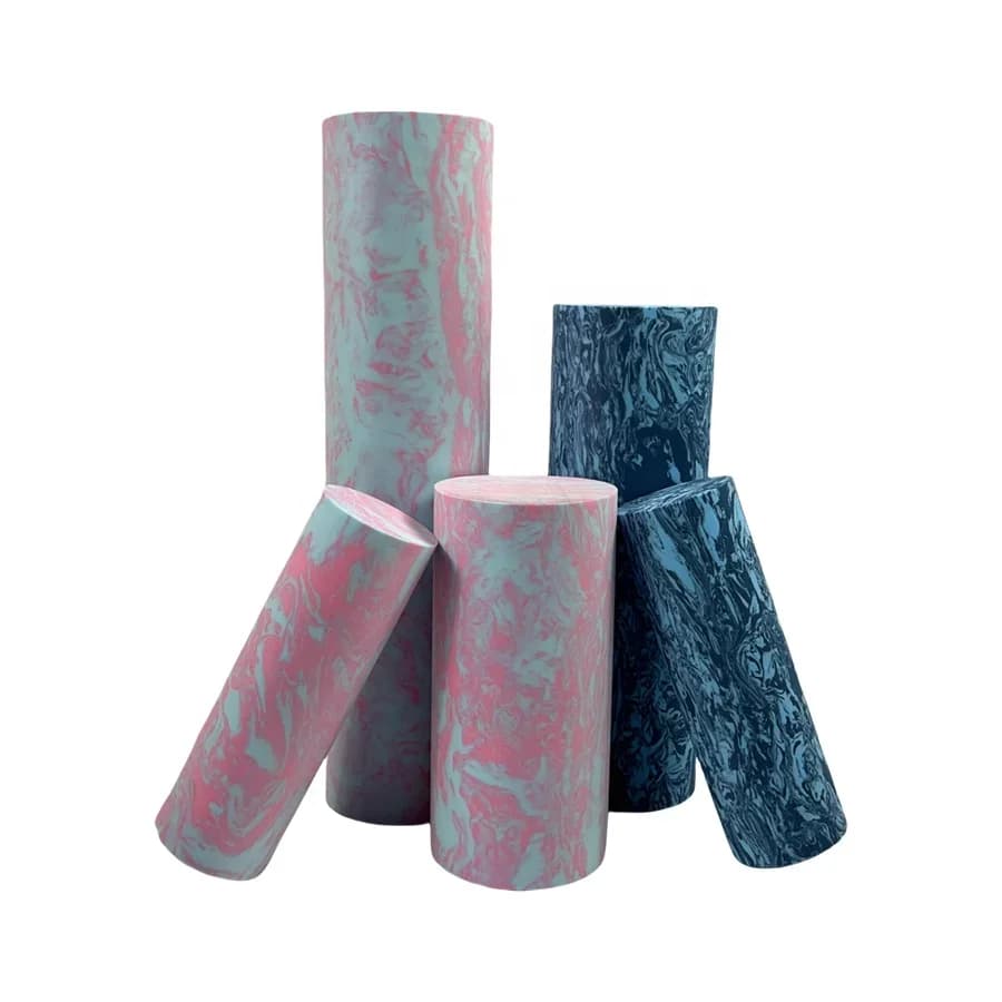 EVA Foam Roller for Yoga, Fitness Equipment, Solid Roller for Exercises and Massage, Wholesale