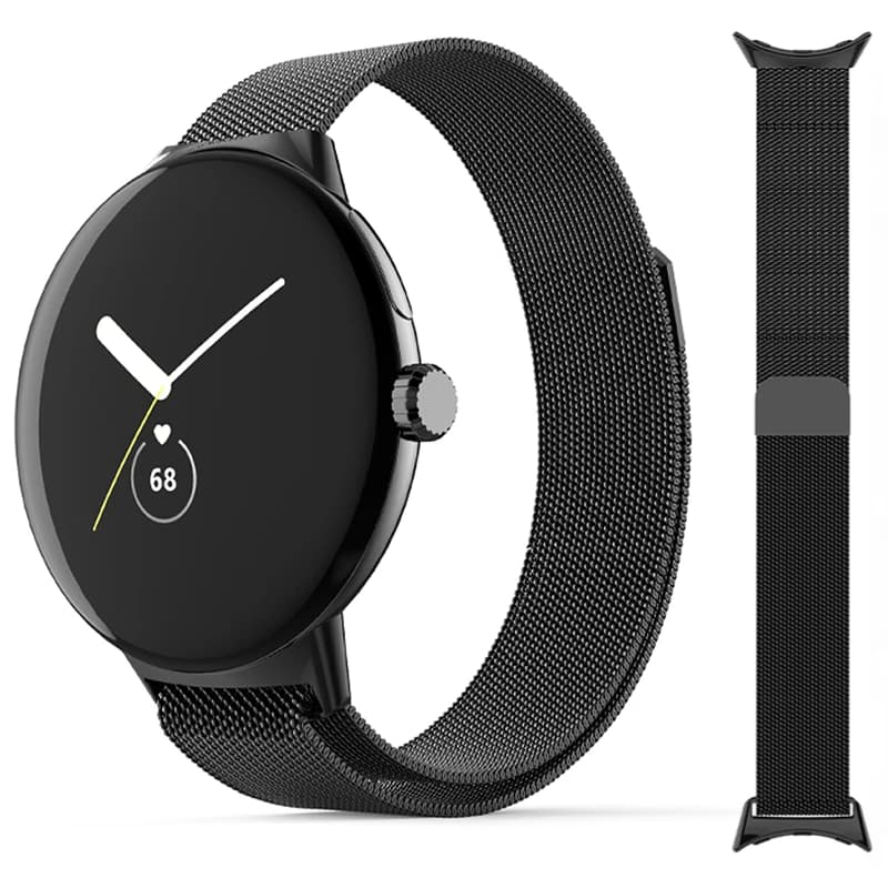 Cinturino milanese No Gap per Google Pixel Watch 3 Bracciale ad anello magnetico Correa per Google Pixel Watch 2 Cinturino in metallo in acciaio inossidabile