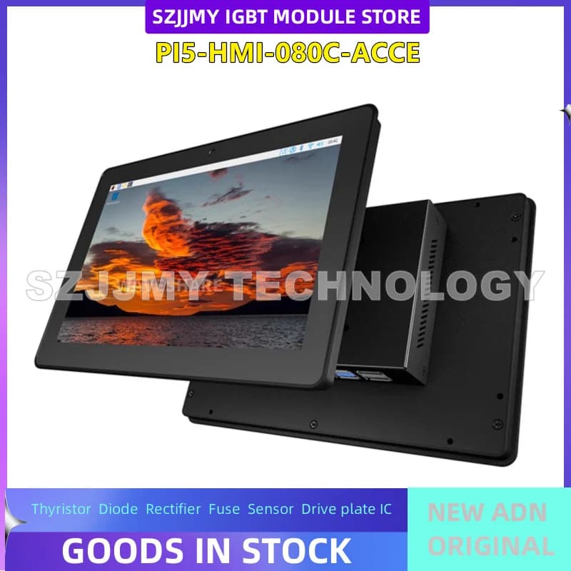 Raspberry Pi 5 HMI Industrial Control High Definition HDMI Screen All in One 8 Inch/10.1 Inch With Double Output 4K
