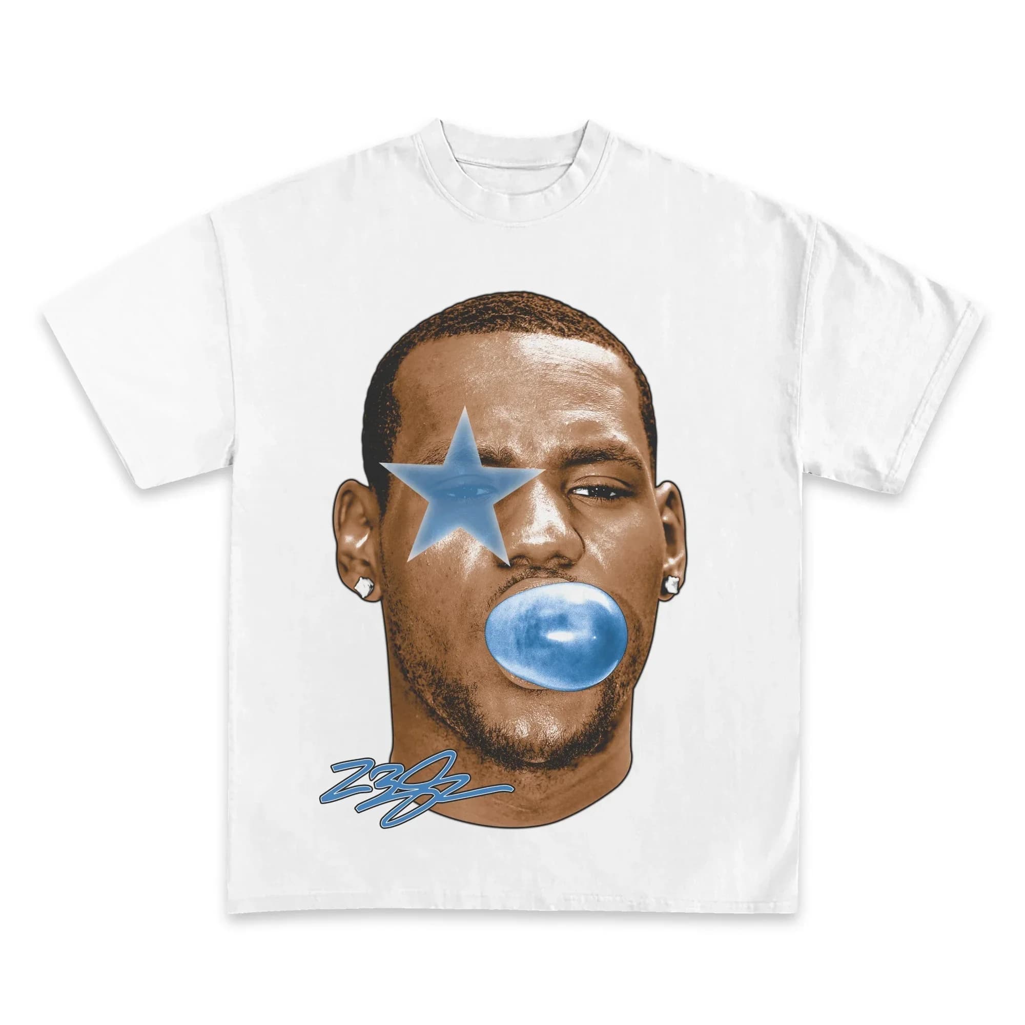Lebron James Basketball Star T Shirt Women's Short Sleeve Cotton Tees American Vintage Brand T-shirt Summer Top Streetwear