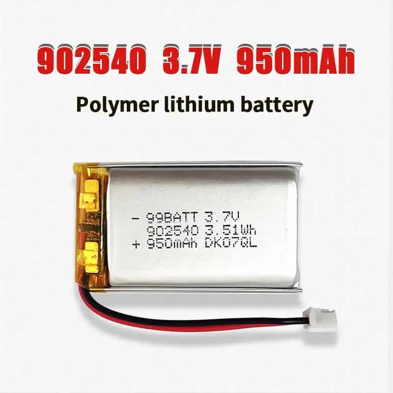 1-10 pz 902540 Batteria 3.7 V 950 mAh 102540 Lipo Batterie ricaricabili agli ioni di litio per Smartwatch Cuffie Bluetooth Mouse