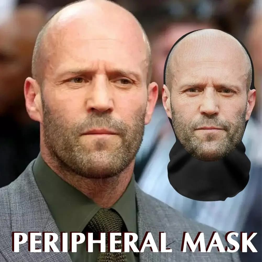 Maschera stampata in 3D Maglia elastica Copricapo cosplay Moda Hip Hop Maschera a pieno facciale Maschera realistica Cosplay Prop Maschera a rete divertente