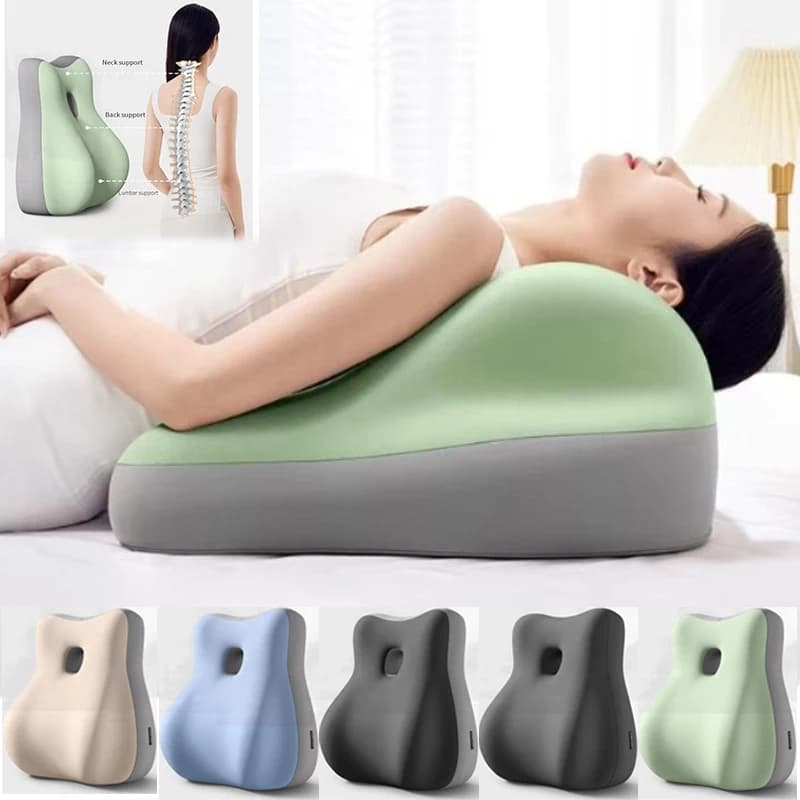 Cuscino in cotone per supporto lombare, cuscino ergonomico per seduta, cuscino lombare per auto, cuscino lombare per sedia da ufficio